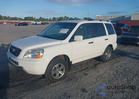 2004 Honda Pilot Ex-L z USA, uszkodzony, nr VIN 2HKYF18584H526943